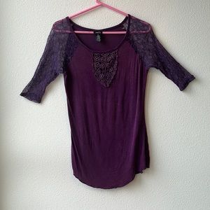 Rue21 purple shirt